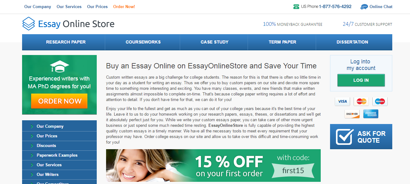 EssayOnlineStore Review
