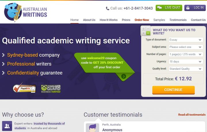 AustralianWritings Review